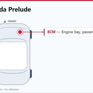 1990 Honda Prelude PCM and ECM Replacement Guide