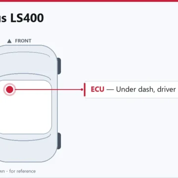 1990 Lexus LS400 PCM and ECM Relearn and Replacement Guide
