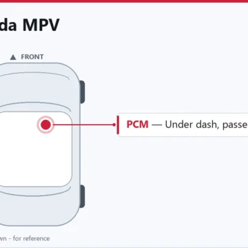 1990 Mazda MPV PCM/ECM Replacement Guide