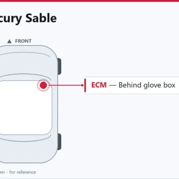 1990 Mercury Sable PCM and ECM Replacement Guide