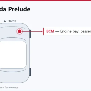 1991 Honda Prelude Engine Computer Replacement Guide