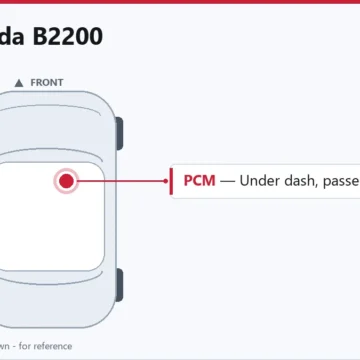 1991 Mazda B2200 PCM/ECM: Location, Symptoms, and Replacement