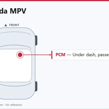 1991 Mazda MPV PCM/ECM Replacement Guide