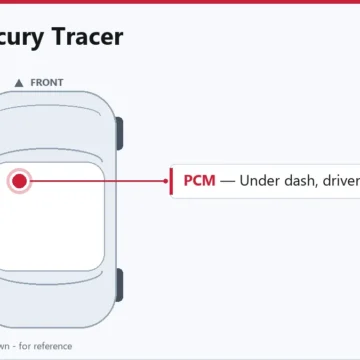 1992 Mercury Tracer PCM Replacement Guide and Relearn Procedure