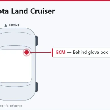 1992 Toyota Land Cruiser ECM Replacement and Programming