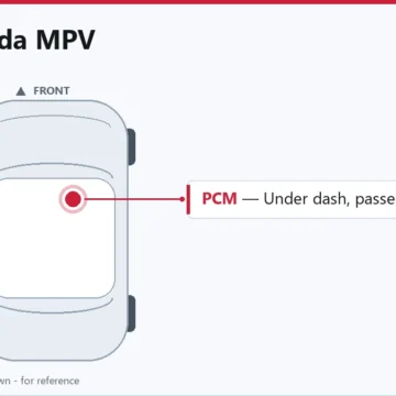 1993 Mazda MPV PCM/ECM Replacement Guide