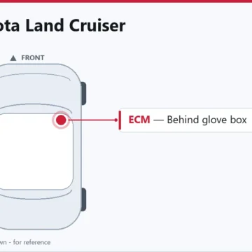 1993 Toyota Land Cruiser 4.5L PCM/ECM Replacement Guide