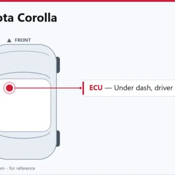1995 Toyota Corolla ECM Replacement and Relearning Guide