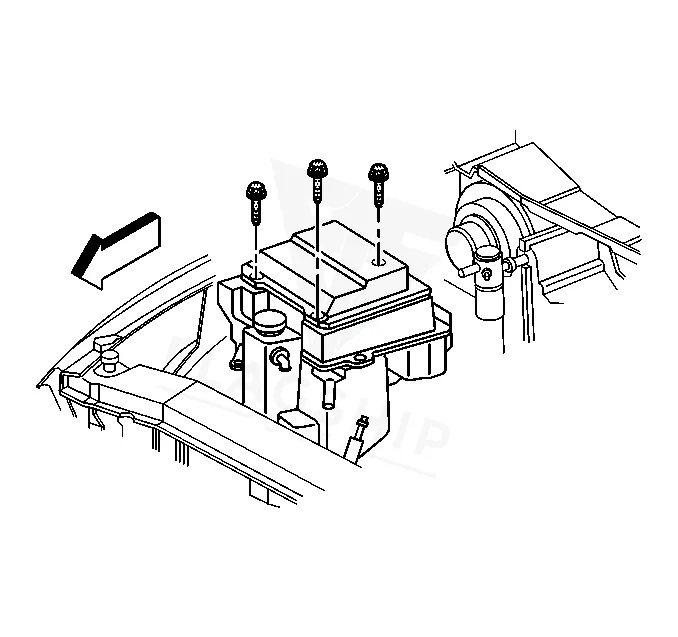 1996 GMC Sonoma PCM location diagram