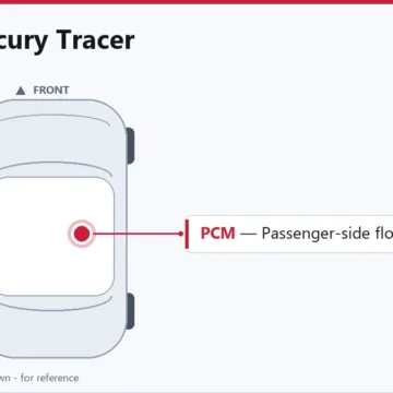 1996 Mercury Tracer 1.9L PCM/ECM Replacement and Programming Guide