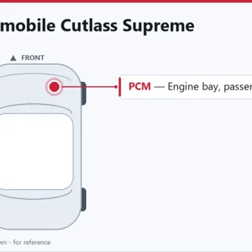 1996 Oldsmobile Cutlass Supreme 3.1L PCM Replacement & Programming