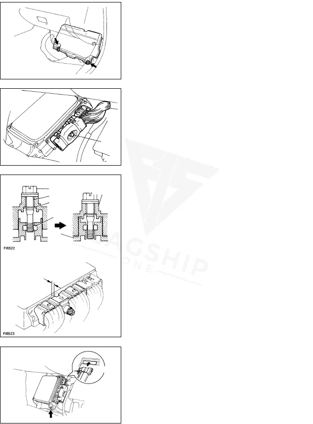 1996 Toyota Supra PCM location diagram