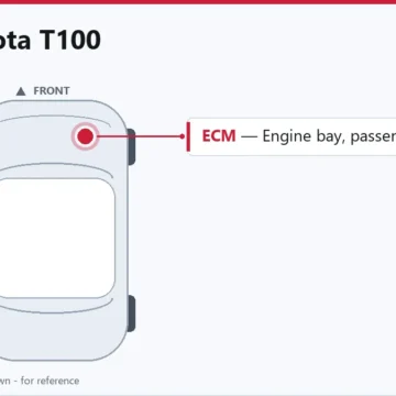 1996 Toyota T100 Engine Control Module: Replacement and Relearn Guide