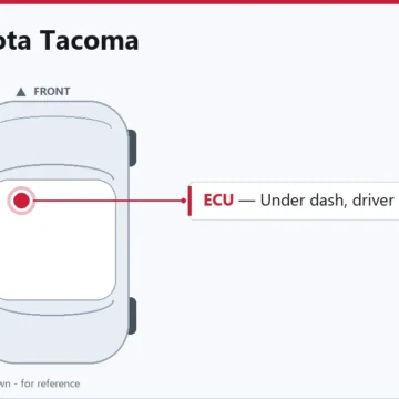 1997 Toyota Tacoma 2.4L ECM/PCM Replacement and Programming Guide
