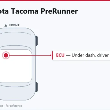 1997 Toyota Tacoma PreRunner ECM Replacement and Programming Guide