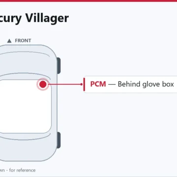 1998 Mercury Villager PCM Replacement Guide – Location, Symptoms, TSB