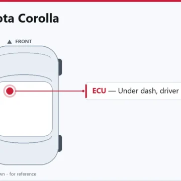 1998 Toyota Corolla ECM PCM Replacement and Programming Guide