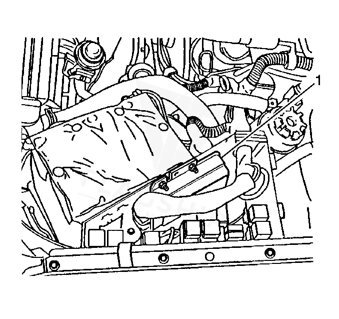1999 Cadillac Catera PCM location diagram
