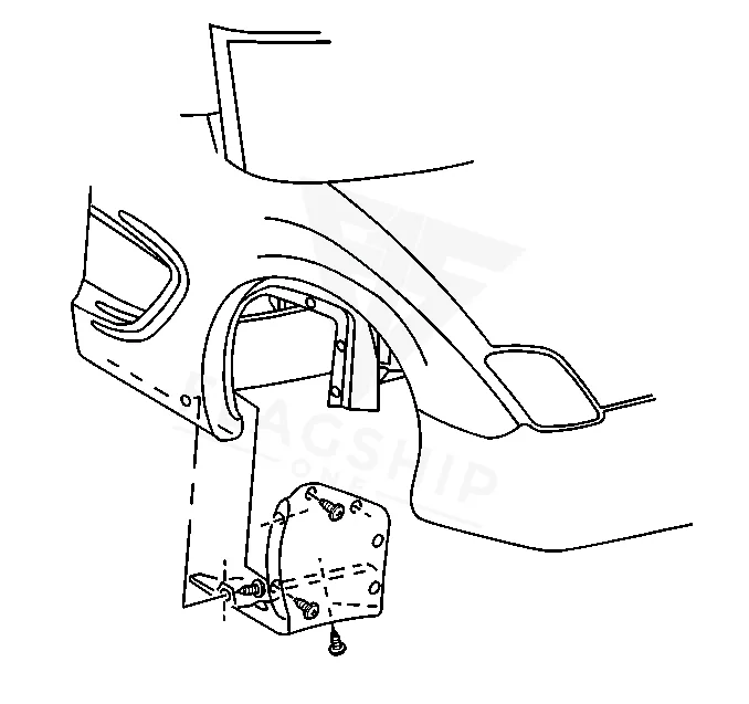 1999 Chevrolet Corvette PCM location diagram