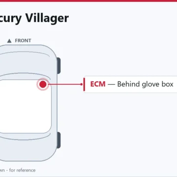 2000 Mercury Villager PCM ECM Replacement Guide Cost & Procedure