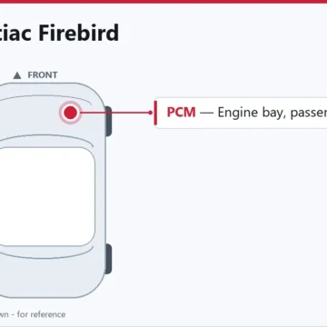 2000 Pontiac Firebird PCM Replacement and Common Failure Signs