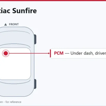2000 Pontiac Sunfire PCM Replacement Guide
