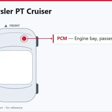 2001 Chrysler PT Cruiser Powertrain Control Module Overview