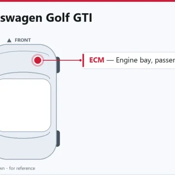 2001 Volkswagen Golf GTI Engine Control Module Replacement Guide