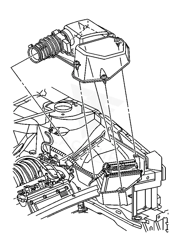 2003 Cadillac DeVille PCM location diagram