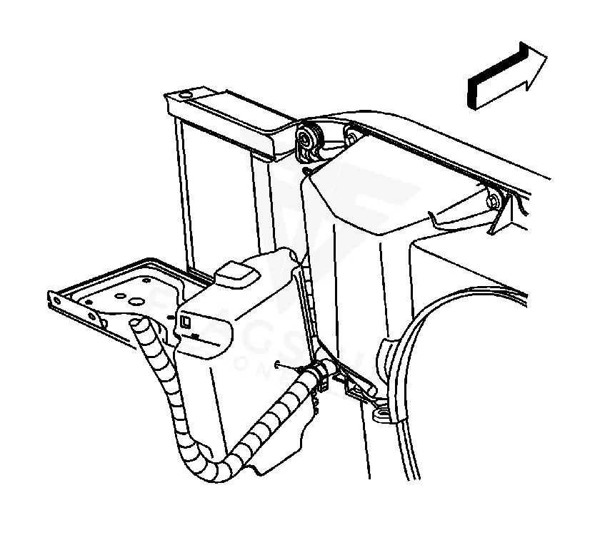 2003 Chevrolet Silverado PCM location diagram