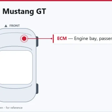 2003 Ford Mustang GT PCM & ECM Replacement Guide