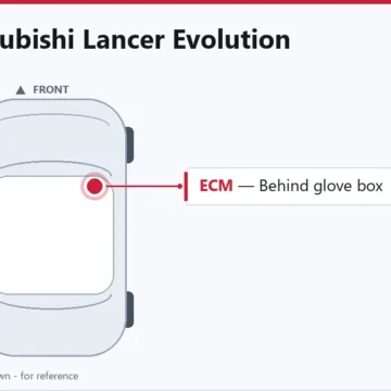 2003 Mitsubishi Lancer Evolution PCM Relearn Procedure