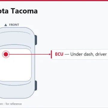 2003 Toyota Tacoma 2.4L PCM Replacement and Programming Guide
