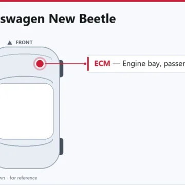 2003 Volkswagen New Beetle Engine Control Module Service Overview