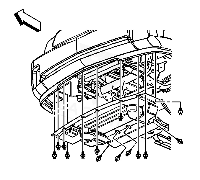 2004 Cadillac SRX PCM location diagram