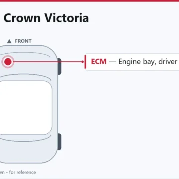 2004 Ford Crown Victoria Powertrain Control Module Overview
