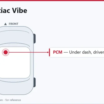 2004 Pontiac Vibe PCM Replacement Guide and Programming Facts