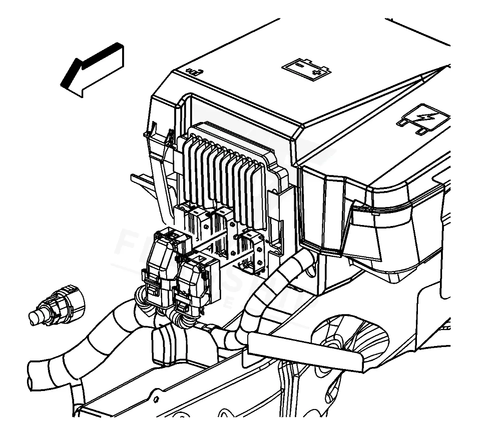 2005 Pontiac G6 PCM location diagram