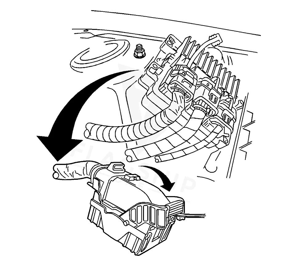 2005 Pontiac GTO PCM location diagram