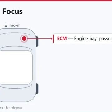 2006 Ford Focus ECM Replacement: Cost, Location & Programming