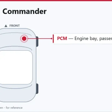 2006 Jeep Commander 3.7L PCM Replacement, Programming, and TSB Info