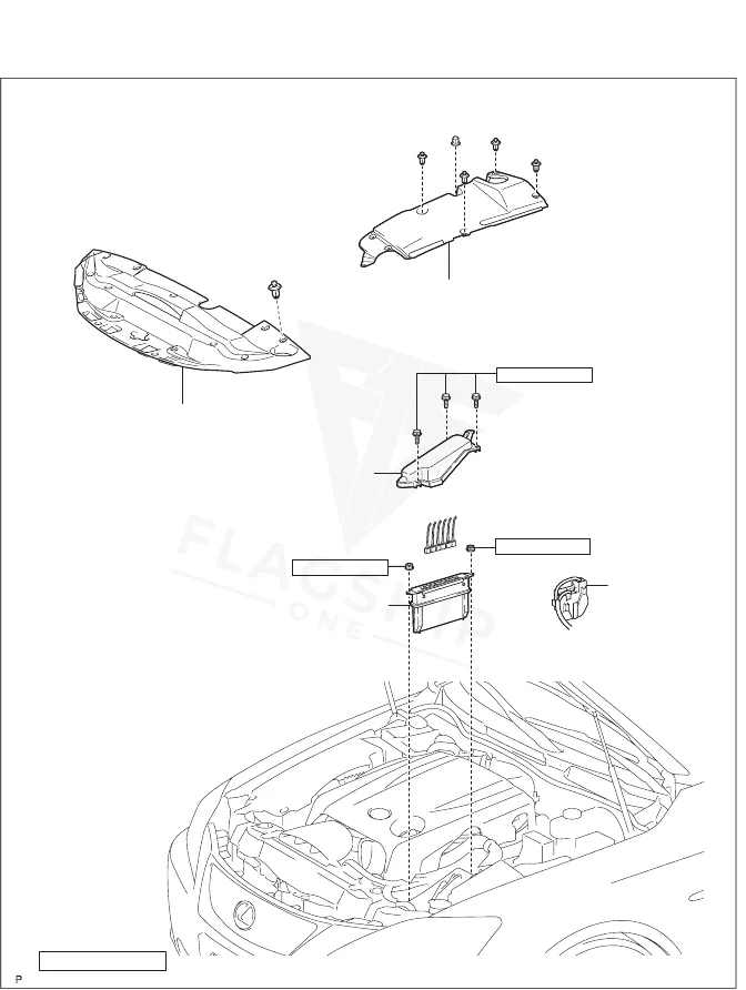 2006 Lexus IS250 PCM location diagram