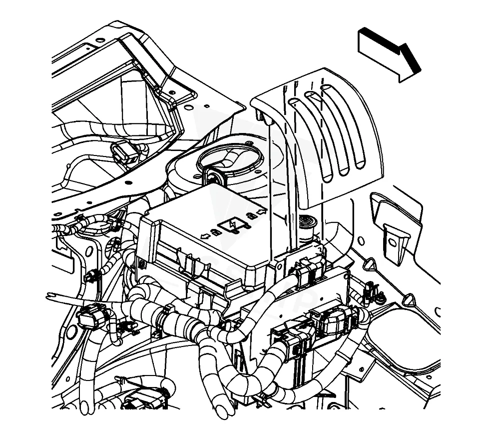 2006 Pontiac Pursuit ECM location diagram