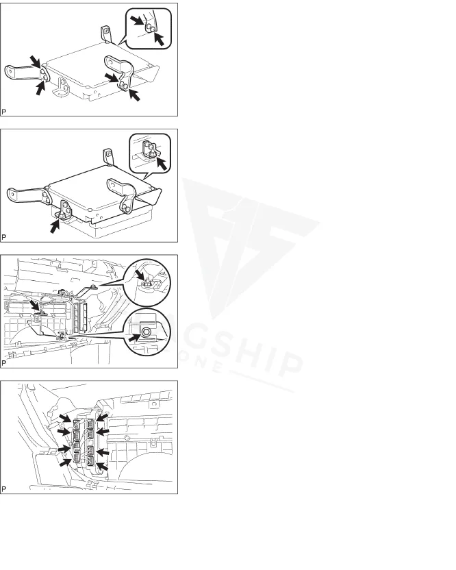 2006 Toyota Prius PCM location diagram