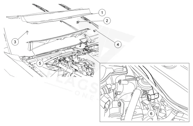 2007 Ford Taurus PCM location diagram