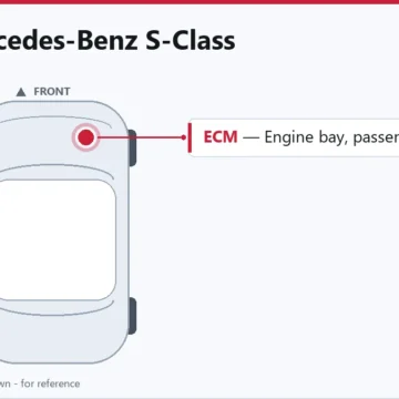 2008 Mercedes-Benz S-Class Engine Control Module Replacement Guide