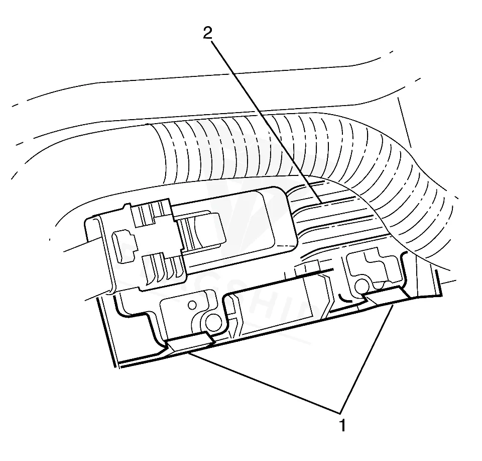 2008 Pontiac G8 PCM location diagram