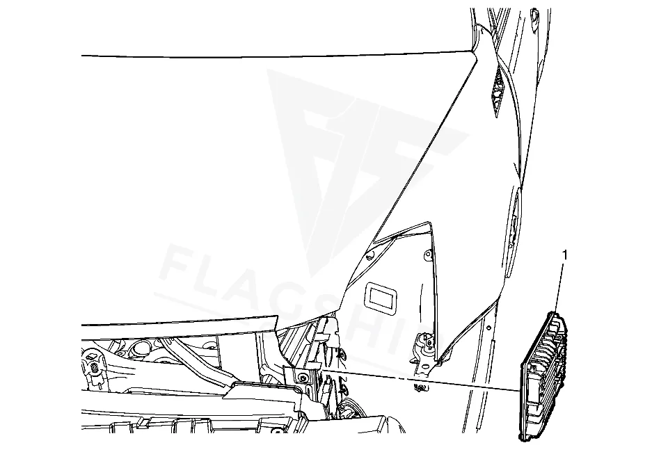 2010 Cadillac CTS-V PCM location diagram