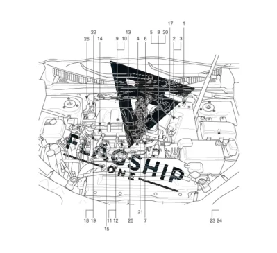 Factory location diagram for the 2010 Hyundai Azera engine control module