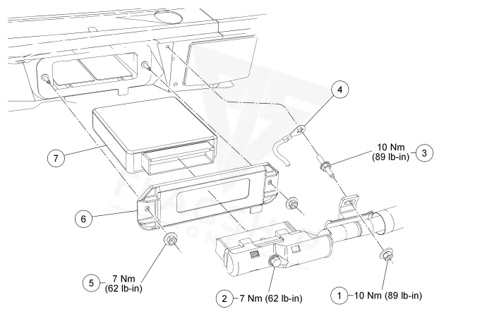 2010 Mazda B2300 ECM location diagram
